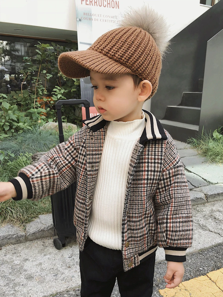 

kids fashion baseball uniform Boy's spring and autumn jacket