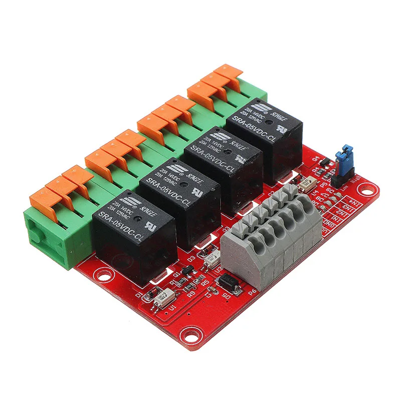 Новый 4/8 канал 20A релейный модуль управления для Arduino UNO R3 Raspberry Pi|Интегральные
