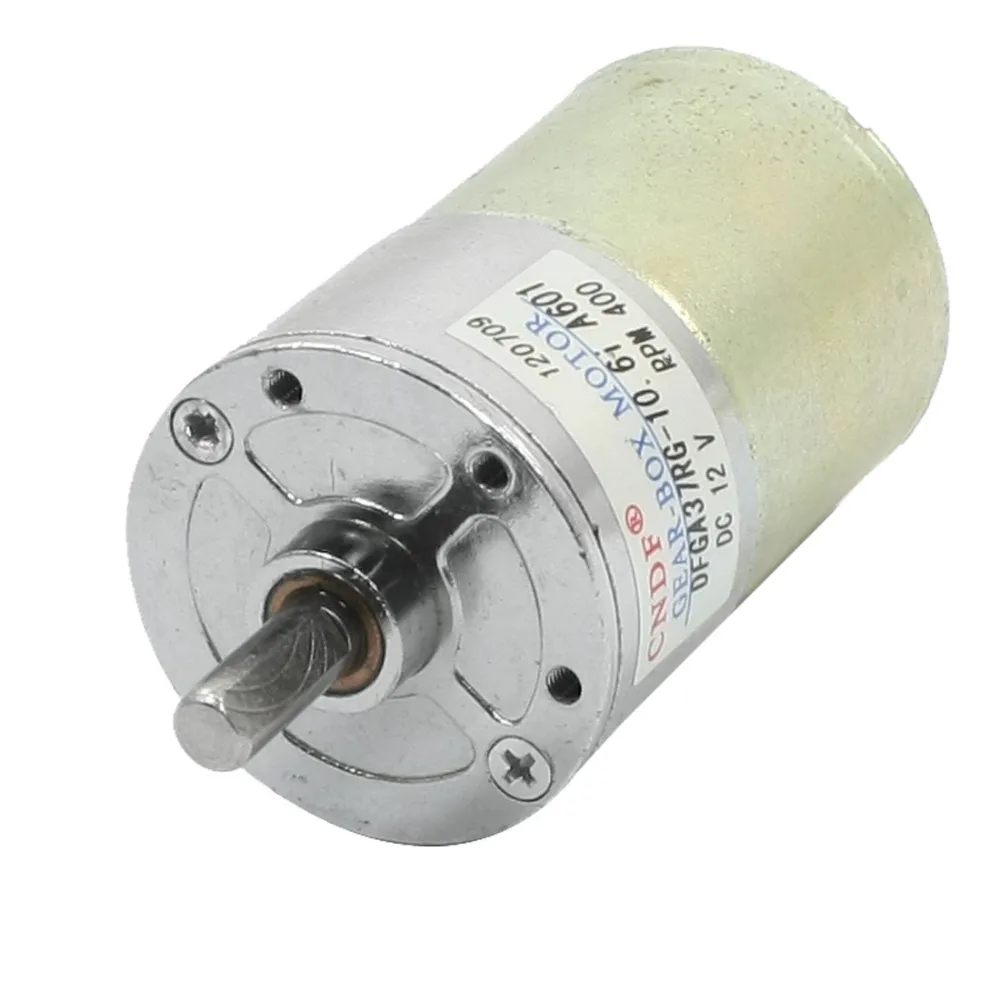 

UXCELL 6mm Shaft Dia 400RPM Output Speed Geared Box Motor DC 12V for Model airplanes, Helicopters RC Model Electric Toys