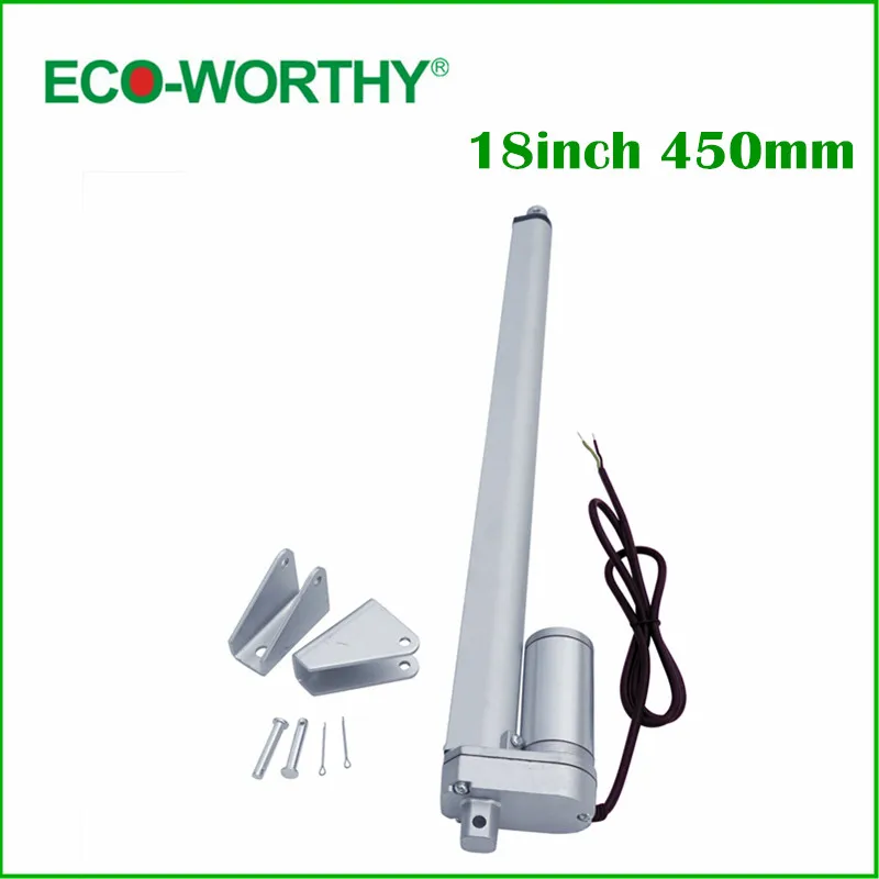 

450mm/18inch Stroke Heavy duty DC 12V 1500N/330lbs Load Linear Actuator multi-function 18" Electric Motor