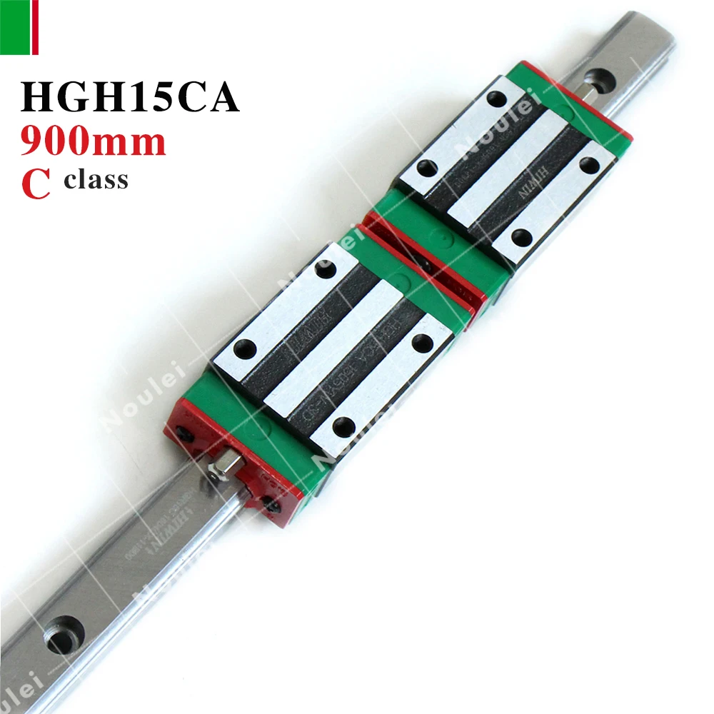 

HIWIN HGH15CA slide block with linear guide 900mm rail 15 HGR15 for CNC z axis HGH15