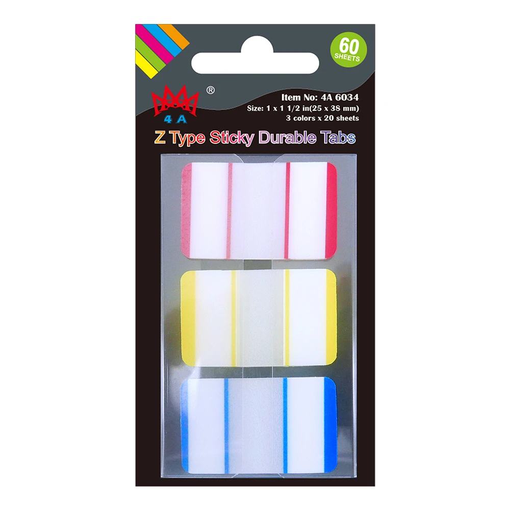 

4A Pop-up Durable File Tabs,Divider Tabs,Page Marker Index Label Flags,Kawaii Stationery Notepad Planner Stickers,4A 6034