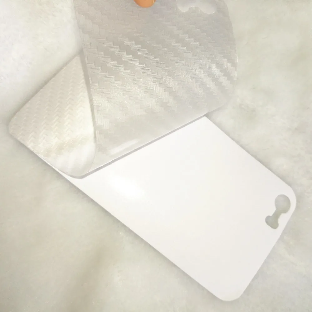 Durable 3D Anti fingerprint Transparent Carbon Fiber Back Film