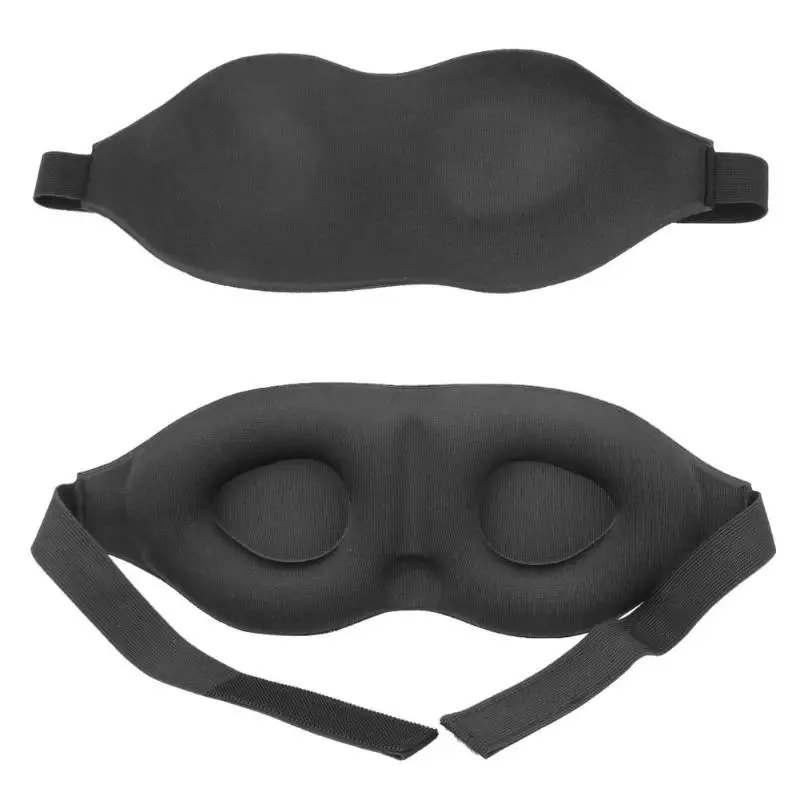 3D маска для сна из натурального Спящая маска для глаз тени для век Обложка оттенок глаз патч Для женщин Для мужчин мягкие Портативный С