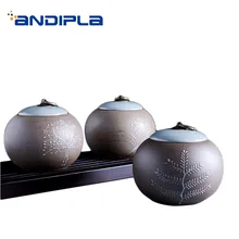 Винтаж чай листья хранения чайник Кэдди китайский кунг фу чайный сервиз аксессуары украшения кофе в зернах банок канистра книги по искусству