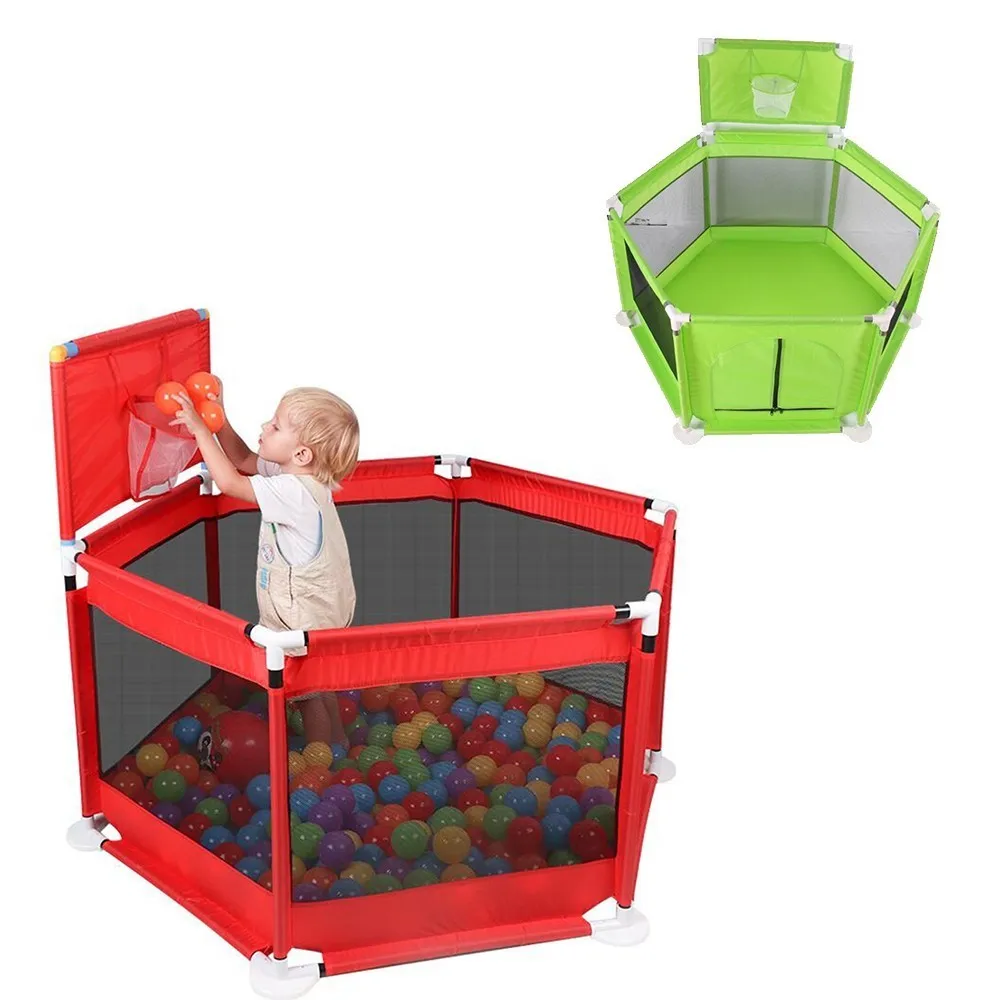 للطي سلامة الطفل روضة للأطفال سياج كيدز بارك بوابة قلم لعب الكرة طفل ملعب ساحة لعب Piscina هل دي Pelotas Corralito الفقرة بيبي