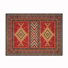 Morocco геометрические алмазные клетчатые цветочные коврики с принтом и коврик моющиеся Нескользящие Boho коврики для гостиной, спальни многоцветные