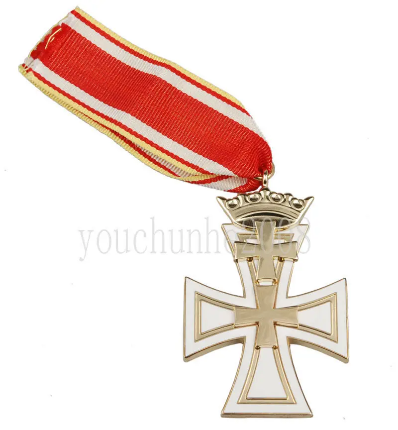 

WW2 GERMAN ARMY DANZIG CROSS SECOND CLASS METAL BADGE MEDAL