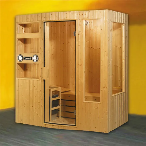 

1800x1100x2000mm Harvia Heater Sauna with Speaker and Shelf 2 person Finland Wooden made dry sauna room(M-6003)
