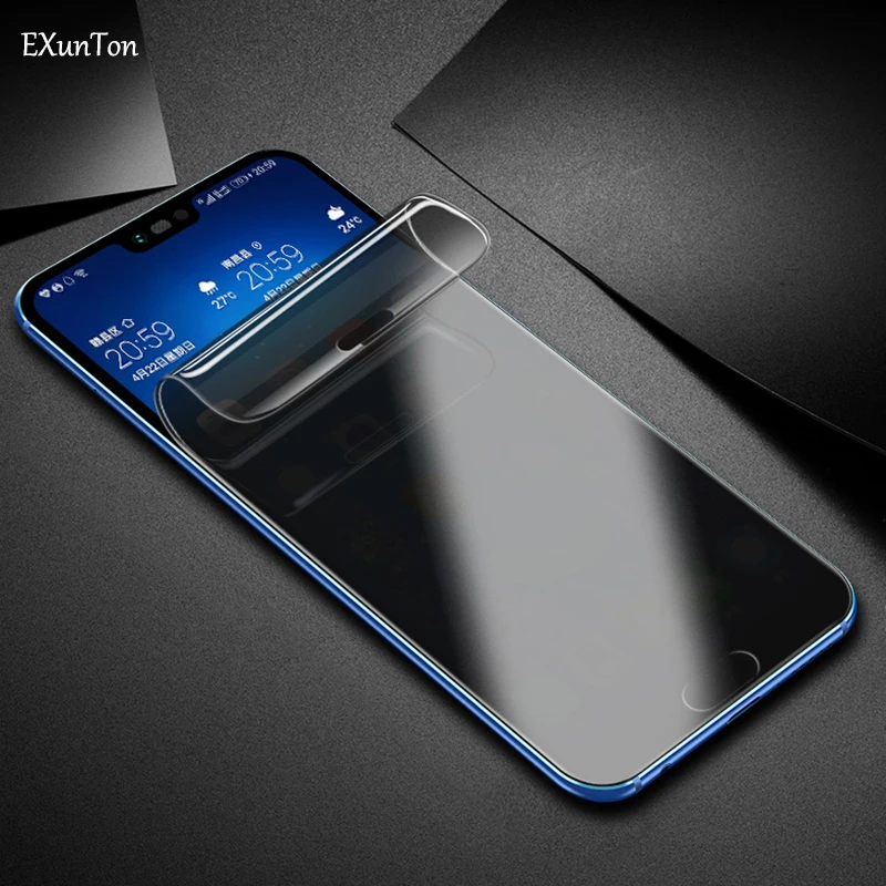 

Full Cover Soft Hydrogel Membrane Privacy Screen Protector Film for Huawei Honor 10 V10 Play Anti Spy for V 10 Play Front Film
