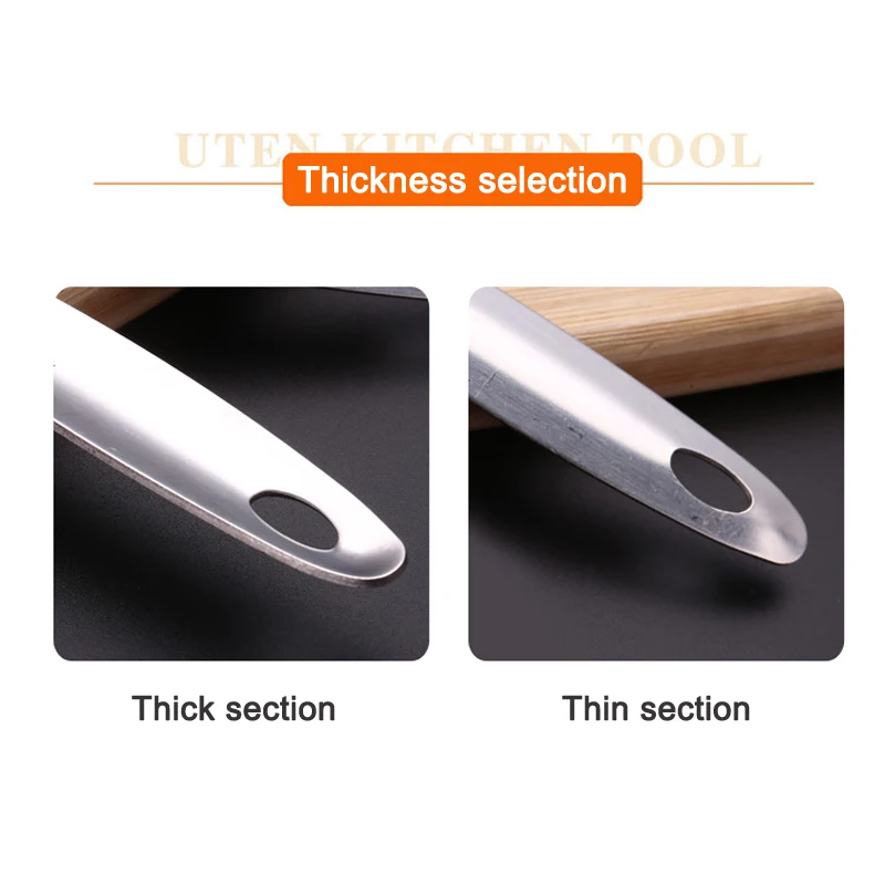 1 Pcs Stainless Steel Soup Spoon Filter Colander 2 In 1 Long Handle Kitchen Tool