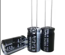 capacitor 450 v4. 7 uf electrolytic capacitor size: 10 * 13