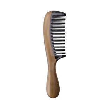 

Pro Natural Ox Horn Green Sandalwood Fragrant Comb Wooden Handle Combs Hair Care