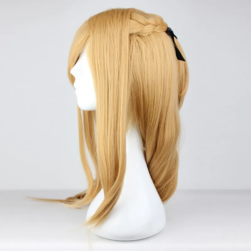 Sword Art Online Sao Asuna Yuuki Yuki длинные синие и коричневые термостойкие волосы косплей костюм парик+ шапка парик