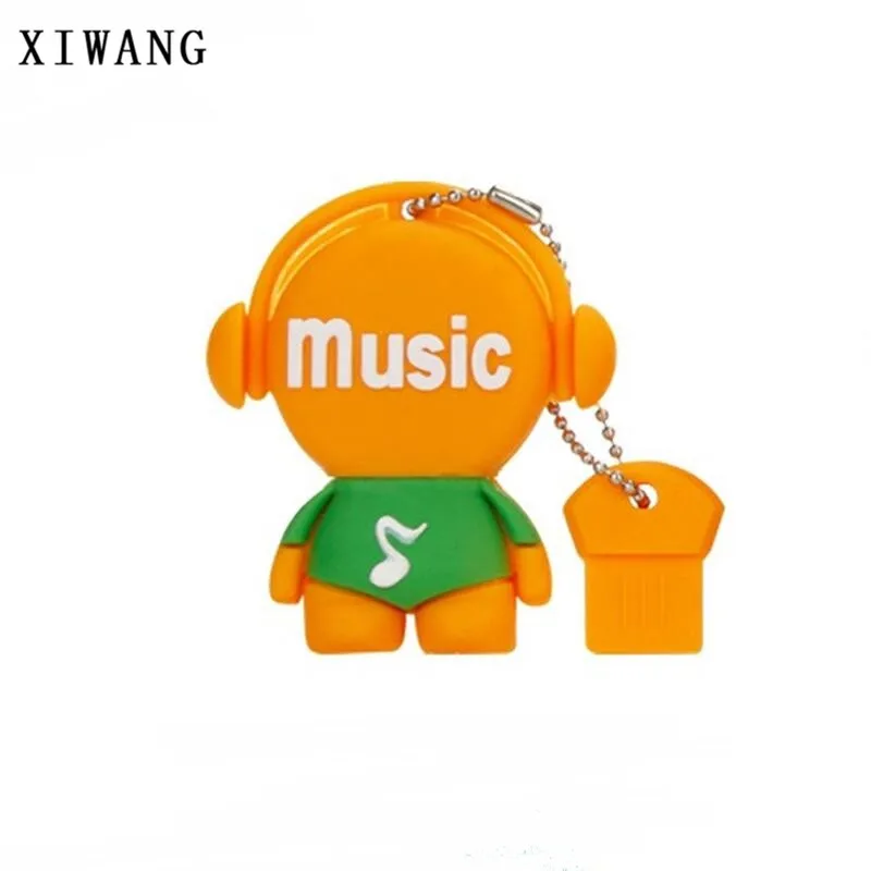 new Cartoon Mini Music Series USB 2.0 4GB 8GB pendrive 16GB pen drive 32GB 64GB USB Flash Drive Personal usb Stick Free Shipping