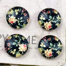 Новая мода 20 шт 12 мм ручной работы фото стеклянные кабошоны E2-71