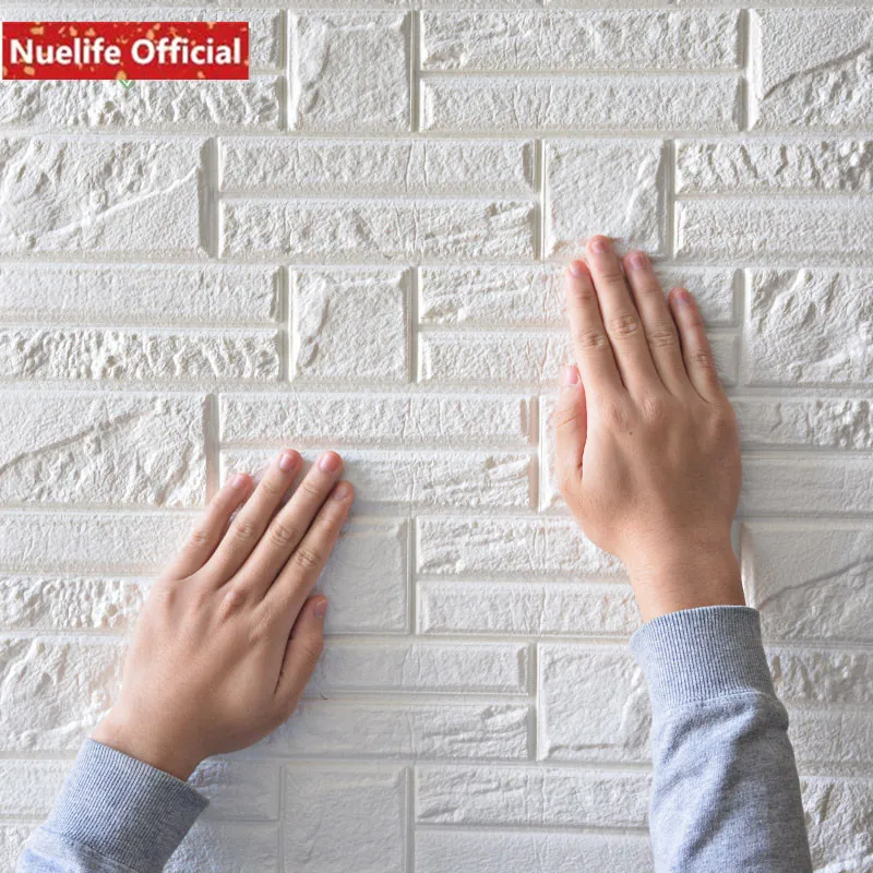 

3d brick pattern foam wall stickers living room kids room kindergarten bedroom TV background wall self-adhesive wall stickers