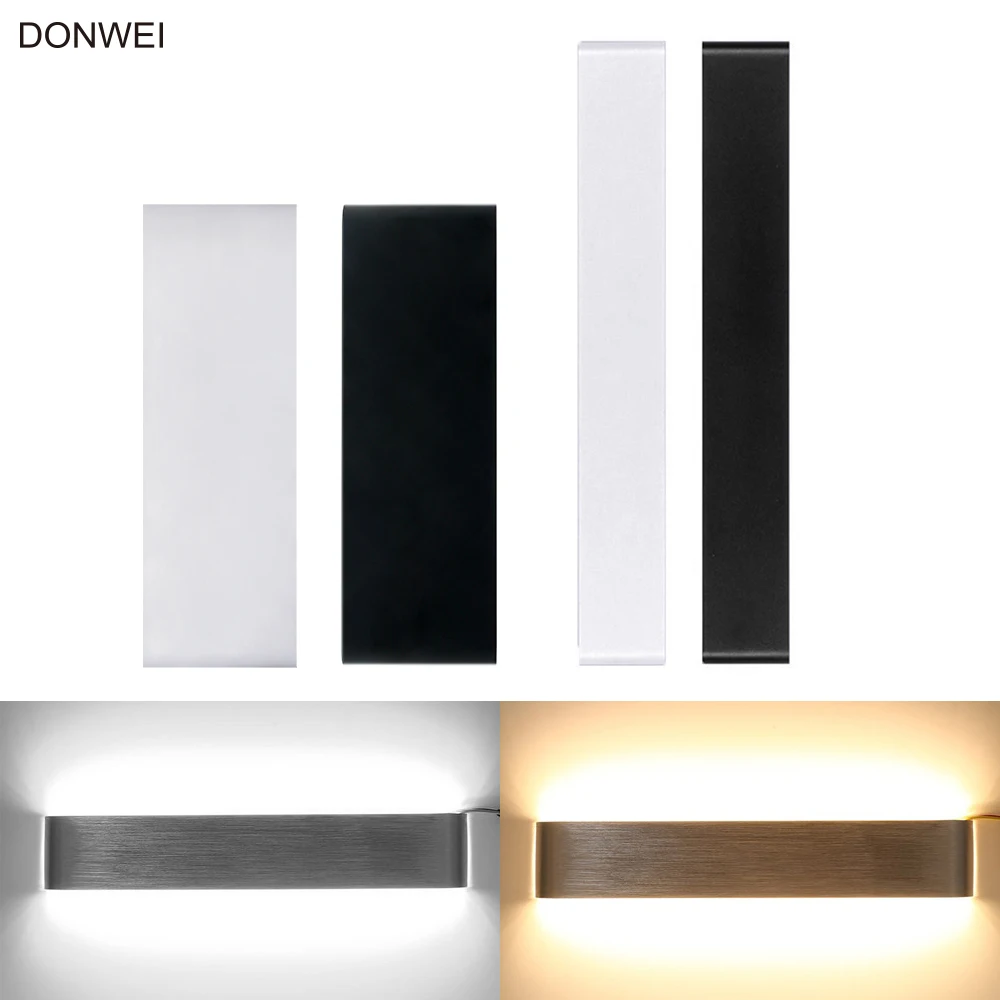 

Super Bright 10W 14W Long Strips LED Mirror Light Simple Style Indoor Decor Up and Down Dual-Head Wall Lamp for Bathroom Bedroom