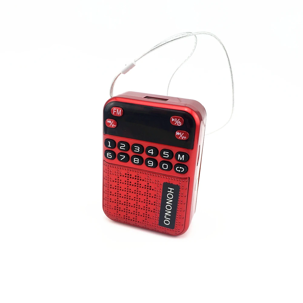 

C-865 Portable Mini FM Radio Speaker Music Player TF Card USB For PC iPod Phone with LED Display outdoor Dancing mp3 HiFi