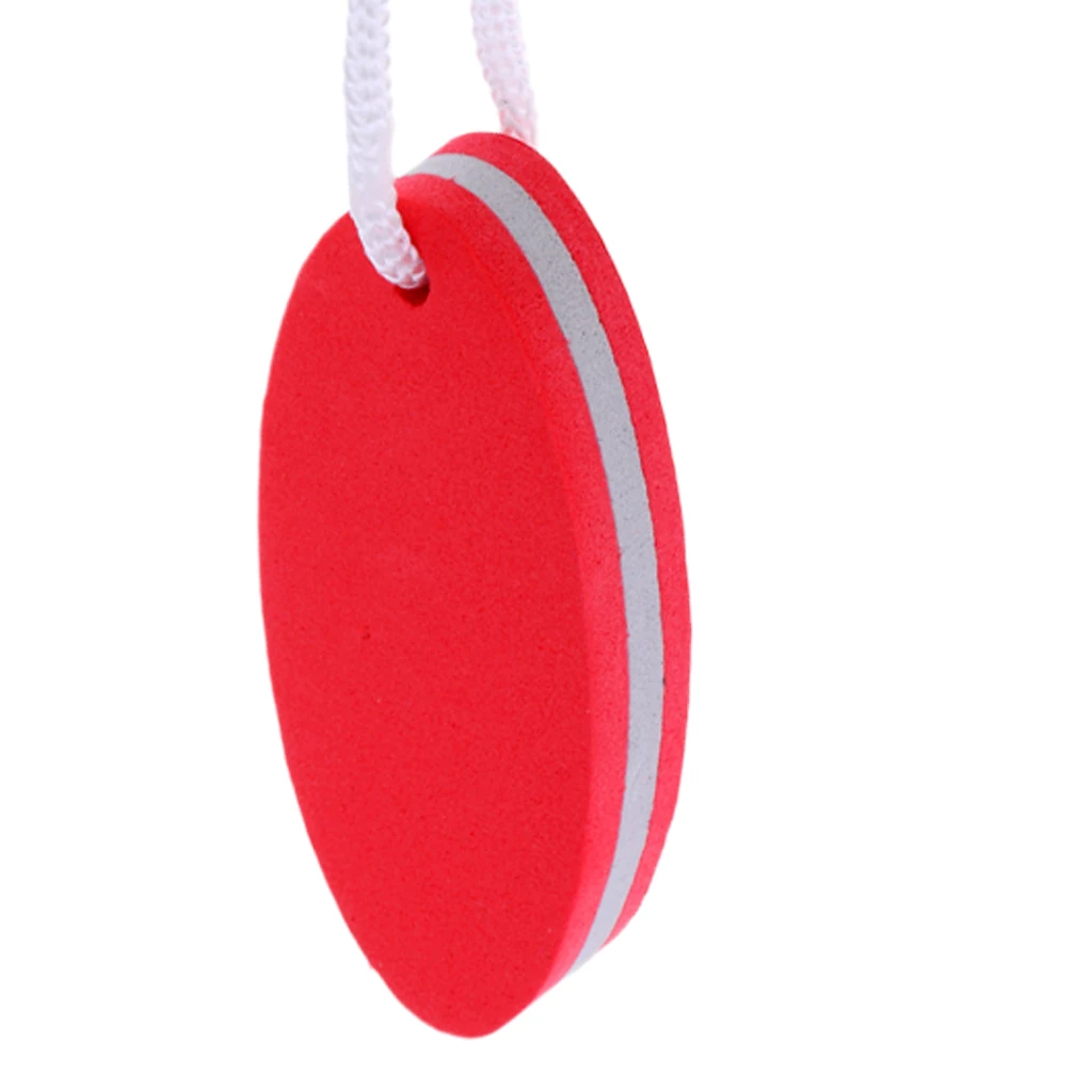 Oval Shaped EVA Foam Floating Key Ring Boat Keychain Kayak Canoe Accessories Water Sports Whitewater Rafting Canoeing Sailing