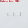 1 Piece GuitarFamily Stainless Steel  Bridge Saddle Height Adjustment Screw  ( Diameter GB M3.0   Length 8MM/10MM/12MM ) ► Photo 1/4