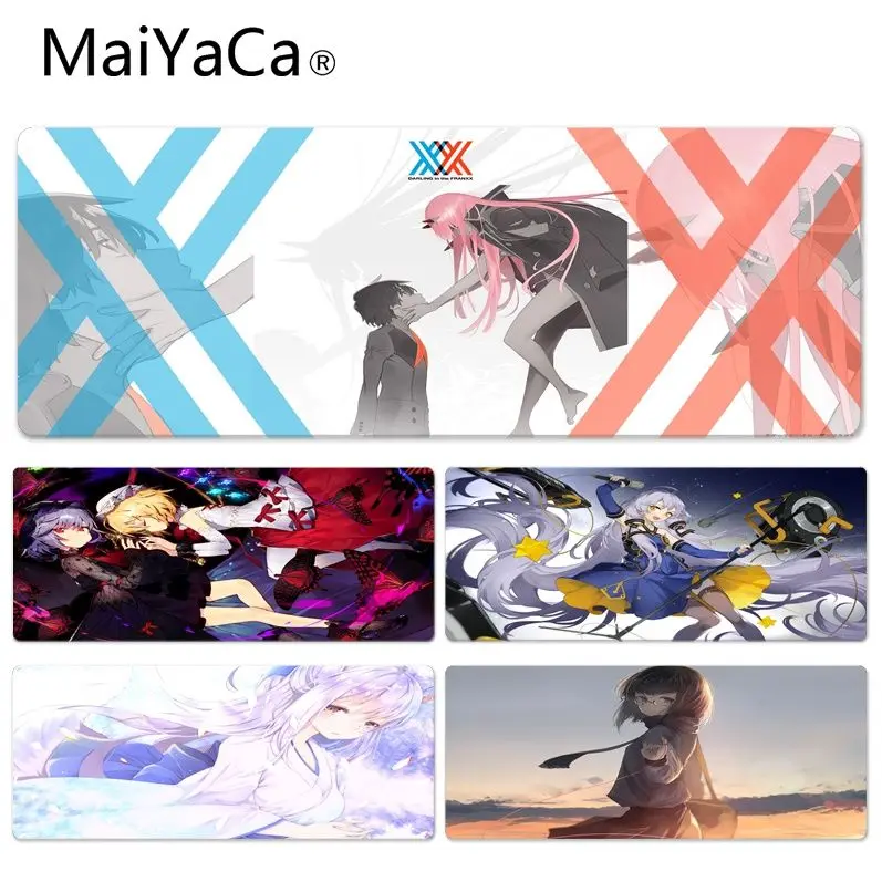 

MaiYaCa Boy Gift Pad Darling In The Franxx Computer Gaming Mousemats Size for 30x60cm 30x90cm Rubber Mouse Pad