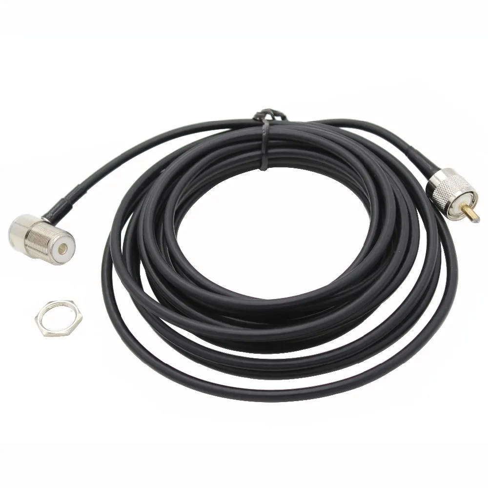 16ft Extension Cable 5 Meters Feeder Cable for Car Mobile Radio