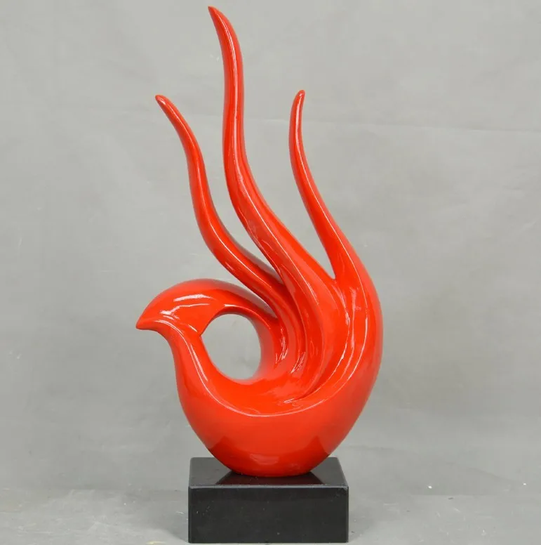 Plastic fiberglass resin sculpture crafts ornaments abstract sculptures