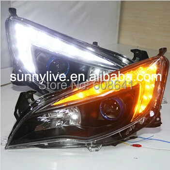 

For GM for Buick for Excelle XT for Opel Astra LED Angel Eye Head Lamp 2010 - 2011 JC