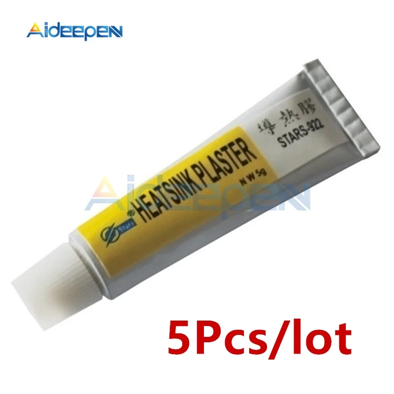 

5Pcs STARS-922 Thermal Pads Conductive Heatsink Plaster Viscous Adhesive Glue For Chip VGA RAM LED IC cooler radiator cooling