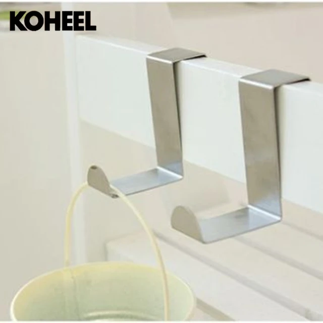Door Hook Nail Free Back Hanging Bag Rack For Kitchen Door Hook Nail Free Back Hanging Bag Rack For Kitchen Color Stainless Steel Small