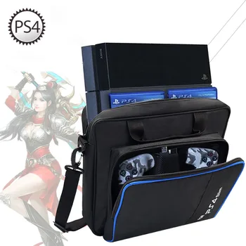 

For PS4 / PS4 Pro Slim Game Sytem Bag Original size For PlayStation 4 Console Protect Shoulder Carry Bag Handbag Canvas Case