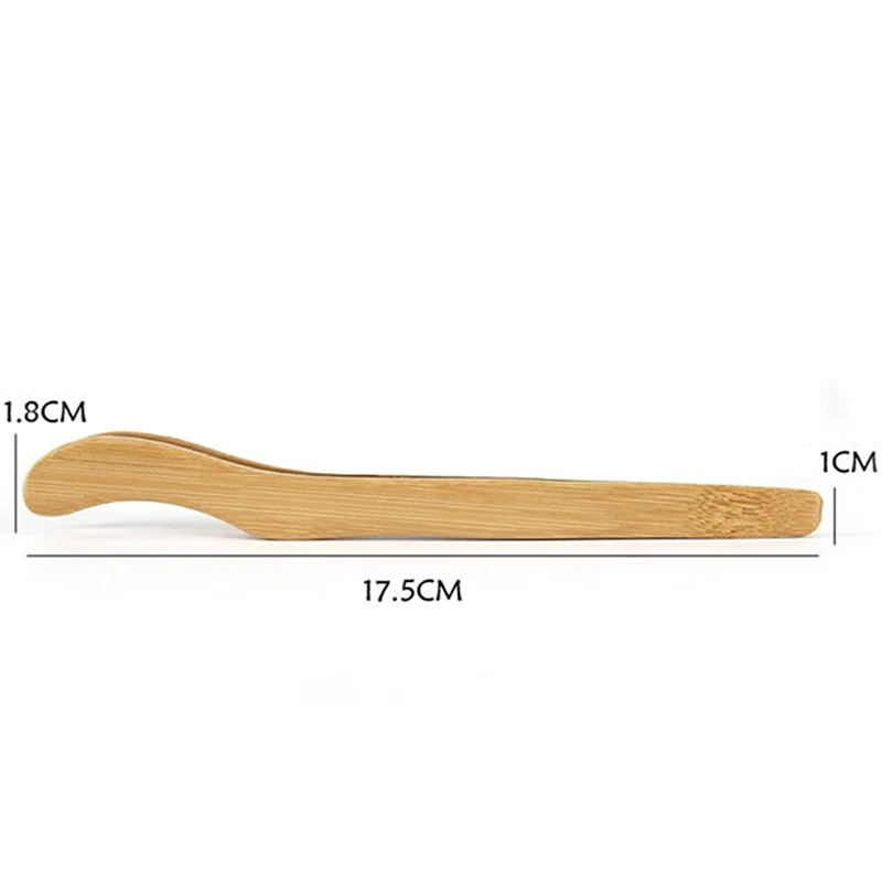 1PC Wooden Food Clips Toast Tongs Toaster Bacon Clamp Sugar Ice Tea Tong Salad Kitchen Clipping Tool