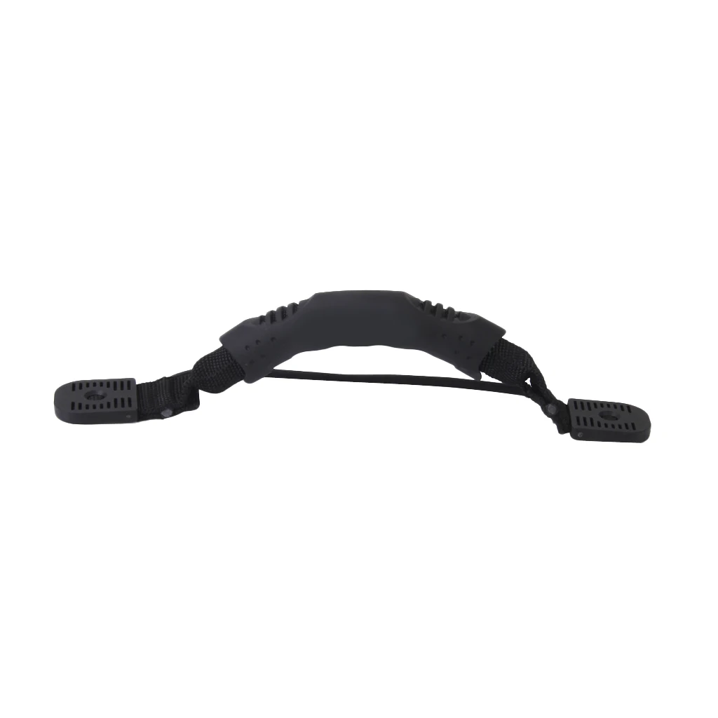 2pcs Black Kayak Canoe Side Mount Carry Handle with Elastic Bungee Cord Replacement