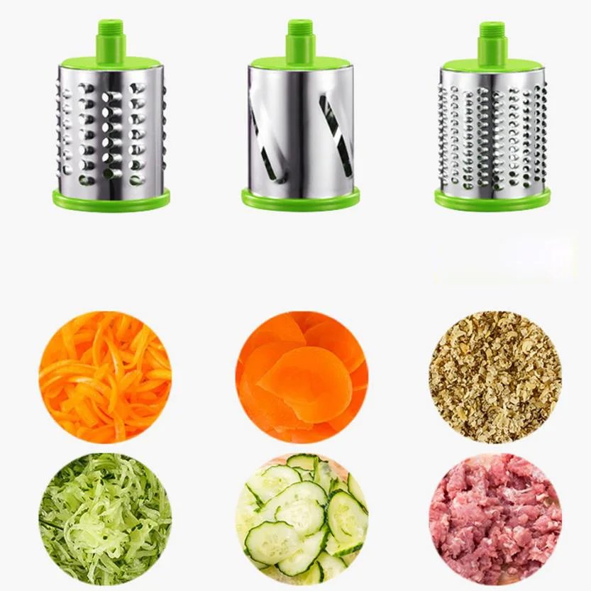 Vegetable Cutter Round Slicer Graters Potato Carrot Cheese Shredder Meat Grinder Vegetable Chopper kitchen Roller Gadgets Tool 5