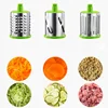 Vegetable Cutter Round Slicer Graters Potato Carrot Cheese Shredder Meat Grinder Vegetable Chopper kitchen Roller Gadgets Tool 5