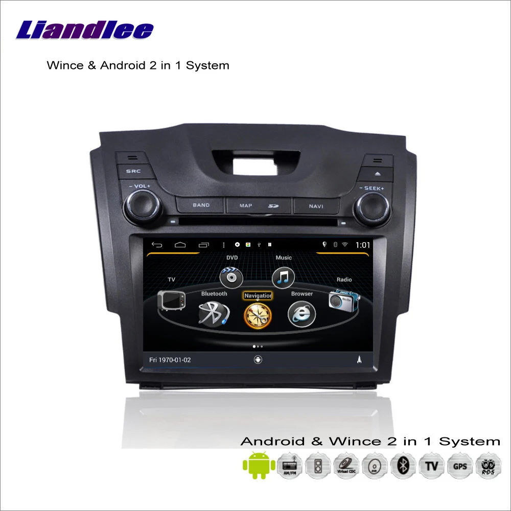 Perfect Liandlee Car Android Multimedia Stereo For Chevrolet Colorado / Grand Blazer Radio CD DVD Player GPS Navi Navigation Audio Video 3