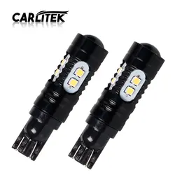 Carlitek 4 шт w5w светодиодный T10 194 LED-камера заднего вида для автомобиля Резервное копирование интерьерные лампочки Автомобильные стояночные