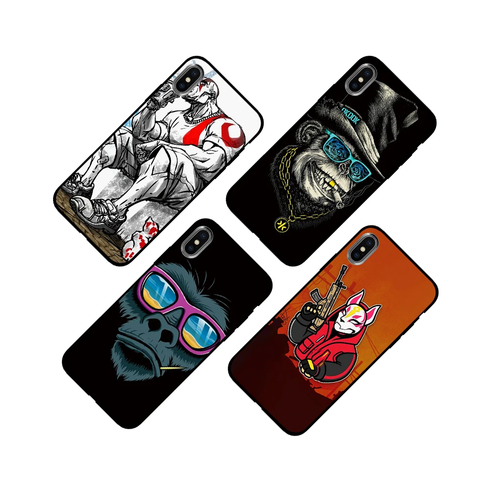 Мягкий ТПУ чехол для Apple iPhone 6 6S 7 8 Plus 5 5S SE X XS MAX XR силиконовые чехлы|Чехлы-накладки| |