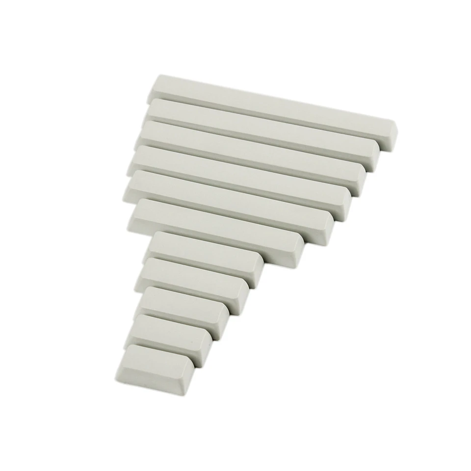 7u XDA Convex Spacebar Grey 1.75u 2u 2.25u 2.75u 3u 4.5u 5.5u 6u 6.25u 6.5u 7u Blank Keycaps