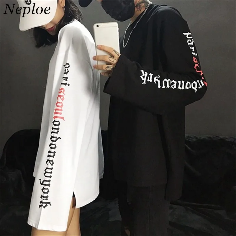 Neploe Harajuku BF стиль свободные женские толстовки 2019 осень новые уличные с принтом