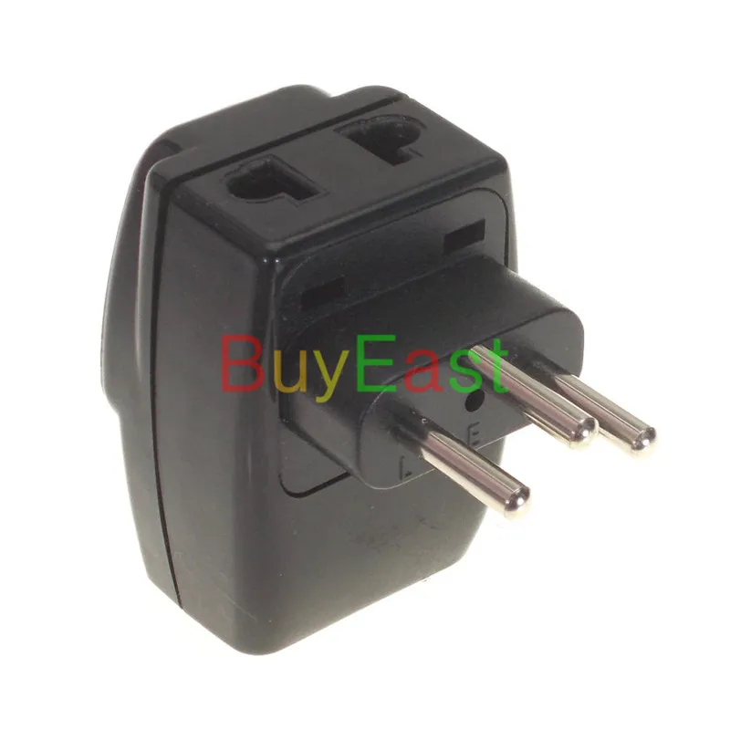 5 X UNIVERSAL to Switzerland Travel Adapter Type J, 3 Way Multi Outlet