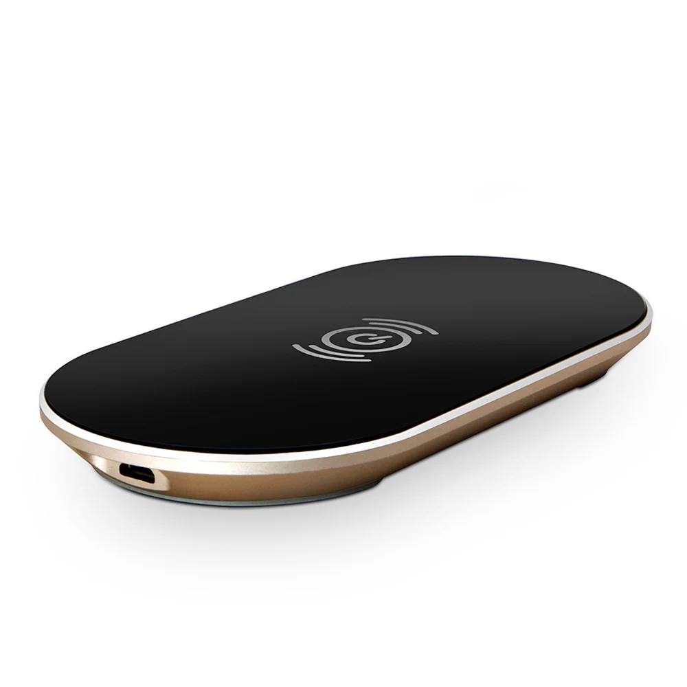 

3 Coils Wireless Charging Qi Wireless Charger For iPhone X 8 Plus Quick Charge Fast Wireless Charging Pad