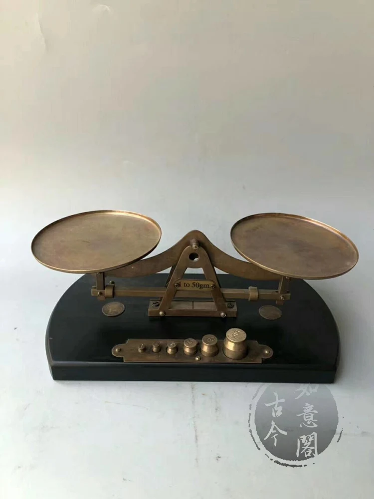 

Antique Old QingDynasty import Western Nostalgic copper weighing scale ,hand crafts,best collection&adornment,free shipping