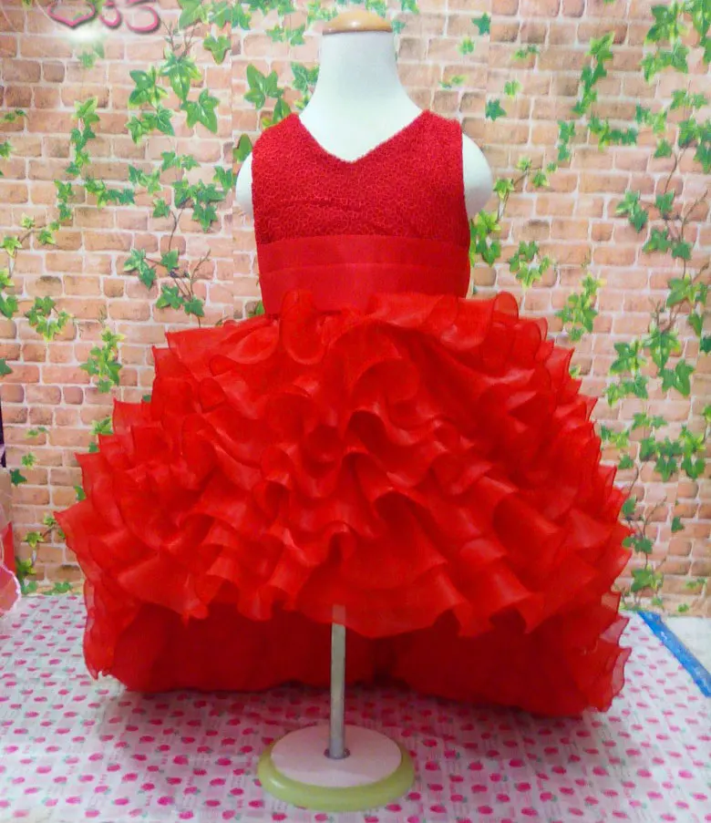 Коллекция года, Платья с цветочным узором для Девочек Пышные Платья для девочек летние платья для девочек на свадьбу, вечерние платья для крещения с большим бантом