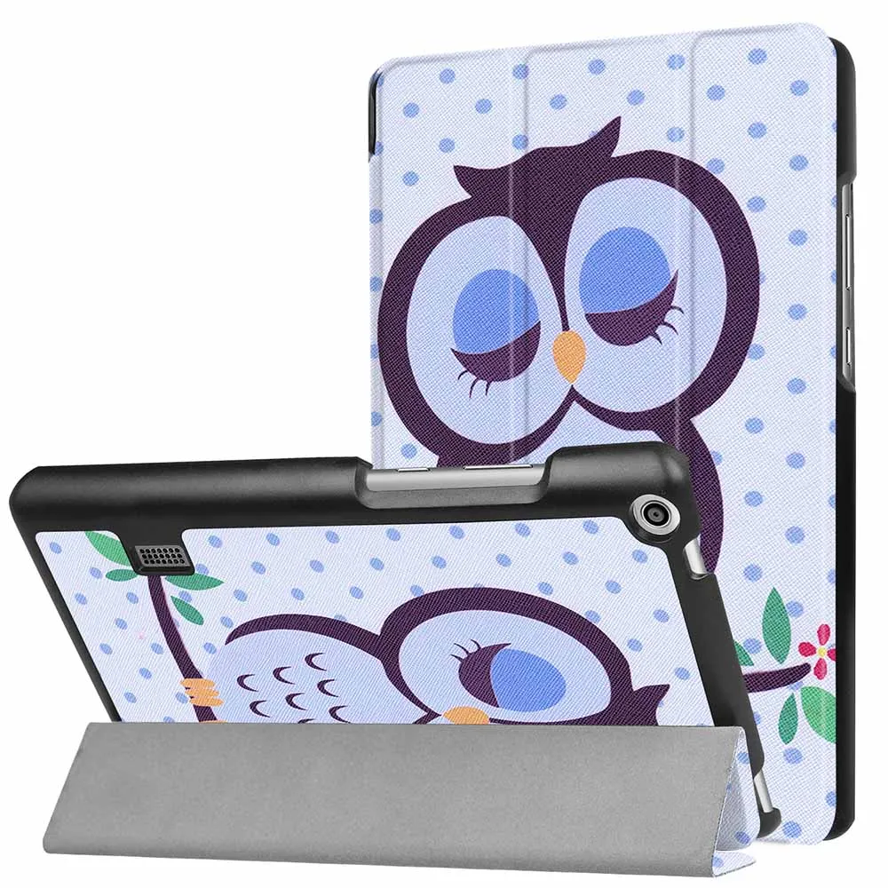 

For Huawei MediaPad T3 7.0 Case PU Leather Case for Huawei T3 7.0 BG2-W09 Honor Play Pad 2 7.0 7inch Tablet Case+Stylus Pen