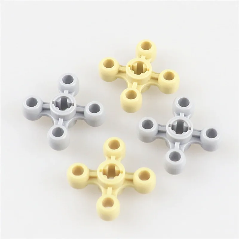 Technic Parts MOC Four Tooth Gear Bricks Resin Model Kit Compatible Bulk LegoINGlys Technic Accessories Blocks Toys for Children