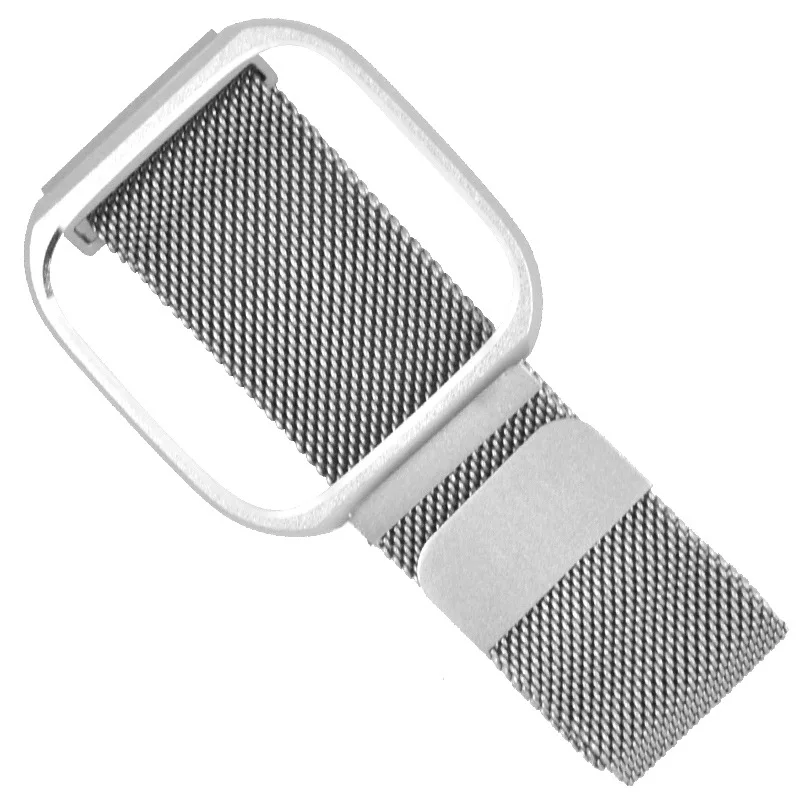 Нержавеющая сталь магнетизированный чехол milanis ремешок для Cartier fitbit versa Мужские Женские часы dw mk band умный Браслет