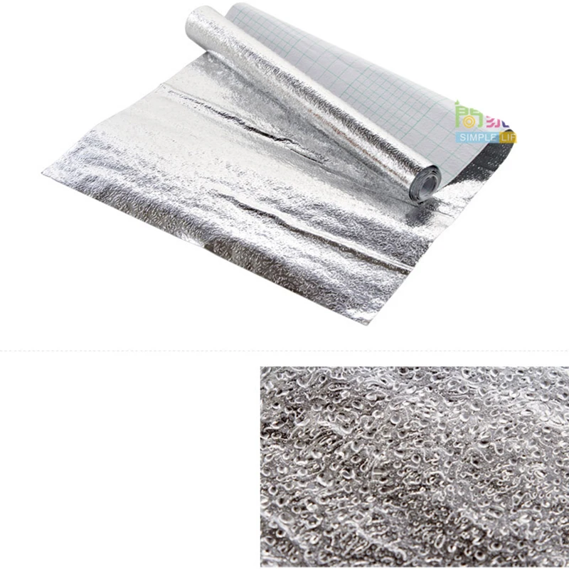 Kitchen Oil Proof Waterproof Sticker Aluminum Foil Kitchen Stove Cabinet Wall Stickers Self Adhesive Wallpapers A Kitchen Oil Proof Waterproof Sticker Aluminum Foil Kitchen Stove Cabinet Wall Stickers Self Adhesive Wallpapers A
