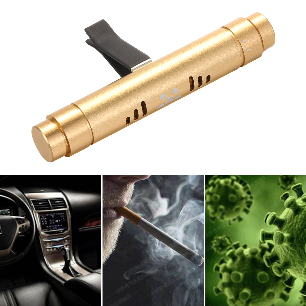 

1PC Car Air Freshener Outlet Perfume Diffuser Aluminum Alloy Car Air Conditioning Clip Solid Perfume Auto Interior Accessories